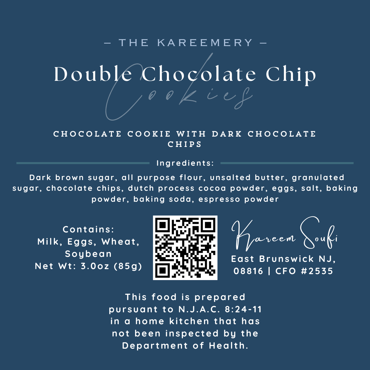 Double Chocolate Chip Cookies